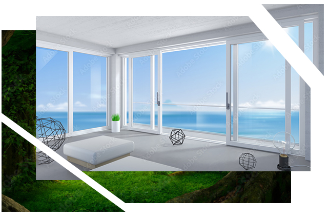 glass door