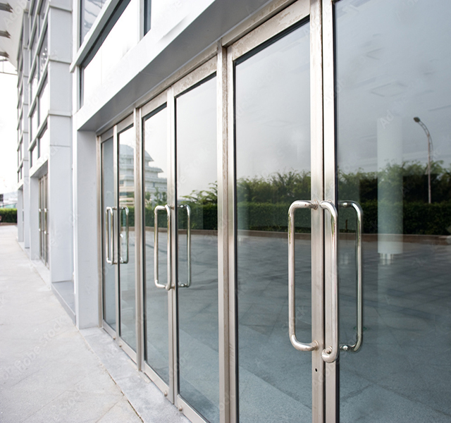 glass door